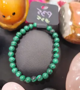 MALAQUITA Unisex Bracelet of Real Natural Stone 6MM