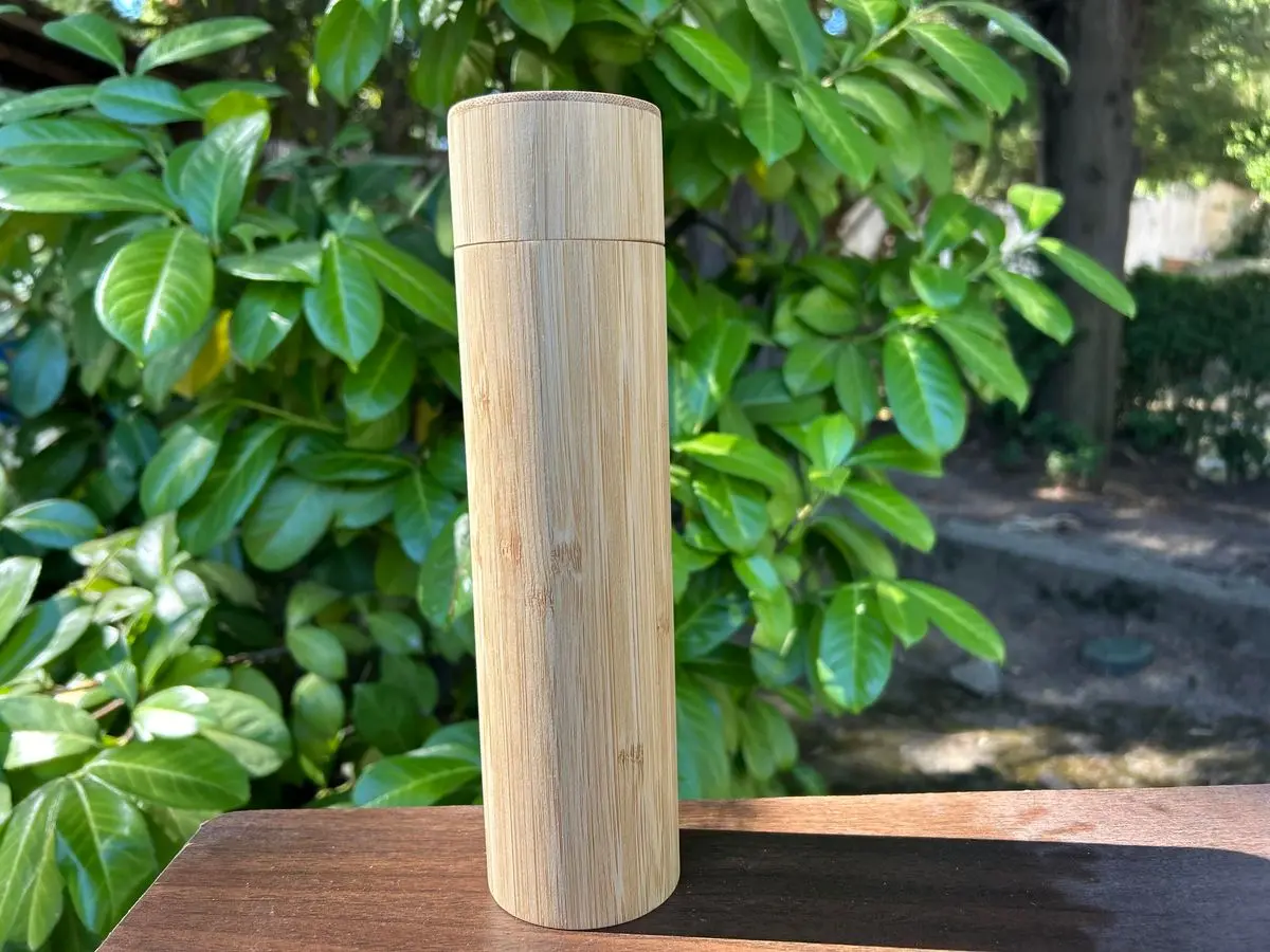 Natural Bamboo Scattering Urn – Small | 100 Cubic Inch Biodegradable Urn