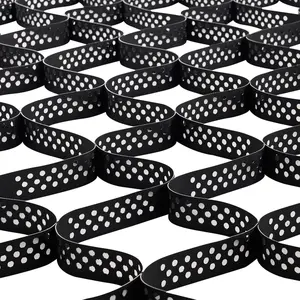 VEVOR Gravel Grid, 2 Inch Depth, 17.06 x 8.86 FT / 5200 x 2700 mm, 1880 LBS Per Sq ft Grass Ground Retainer, Permeable Geo Grids Driveway Stabilization, for Garden, Patio, Walkway, RV Parking Slopes