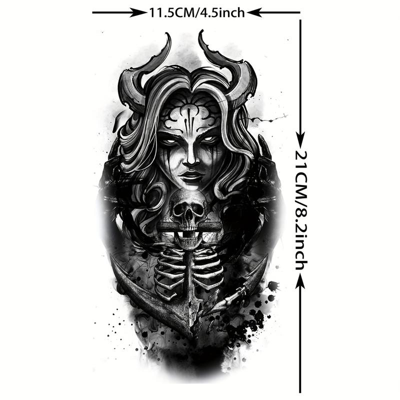 36 Sheets Temporary Tattoos Stickers, 12 Sheets Fake Body Arm Chest Shoulder Tattoos for Men or Women with 24 Sheets Tiny Black Durable Kit sticker tattoo sleeve rising sun tattoo