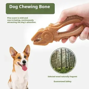 2-Pack Durable Dog Chew Toys, Wrench & Plier Shaped Dental Toys, Indestructible Non-Toxic Teething Toys for Aggressive Chewers