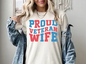 Proud Veteran Wife Shirt, Veteran Wife Sweatshirt, Veteran Wife Hoodie, Army Wife Gift, Proud Veteran Lover, Military Shirt