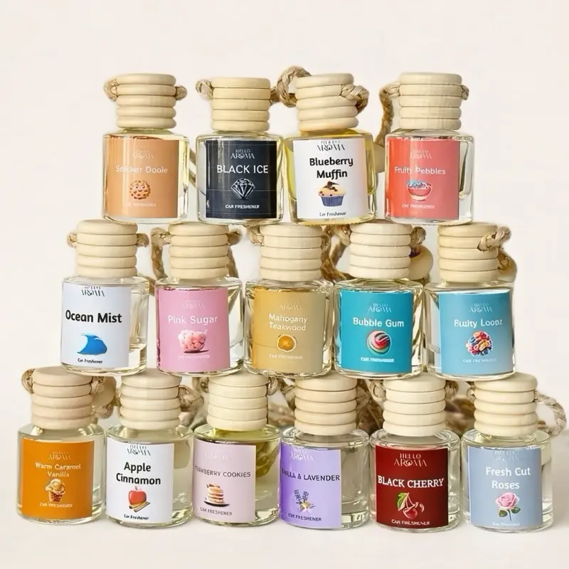 Scented Car Air Freshener & Choose Your Scent Long Lasting Car Diffuser