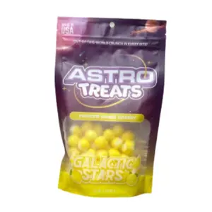 ASTRO TREATS Freeze Dried Galactic Stars (lemon flavor) - Made in USA, Authentic & Unique Flavor