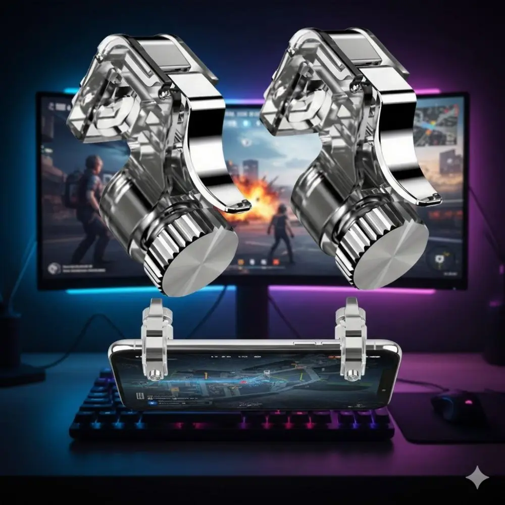 Pro Gaming Controller with High-Sensitivity Triggers & Thumbsticks. L1/R1 Aim & Fire Buttons. Compatible with Popular Shooting Games. Boost Your Reaction Speed, Accuracy & Rank Up Faster. Must-Have Esports Gear for Competitive Players.