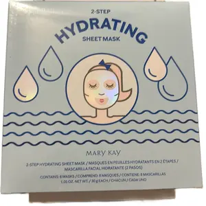 2 step hydrating sheet mask. One box has eight masks. Skincare Comfort Skin Repair