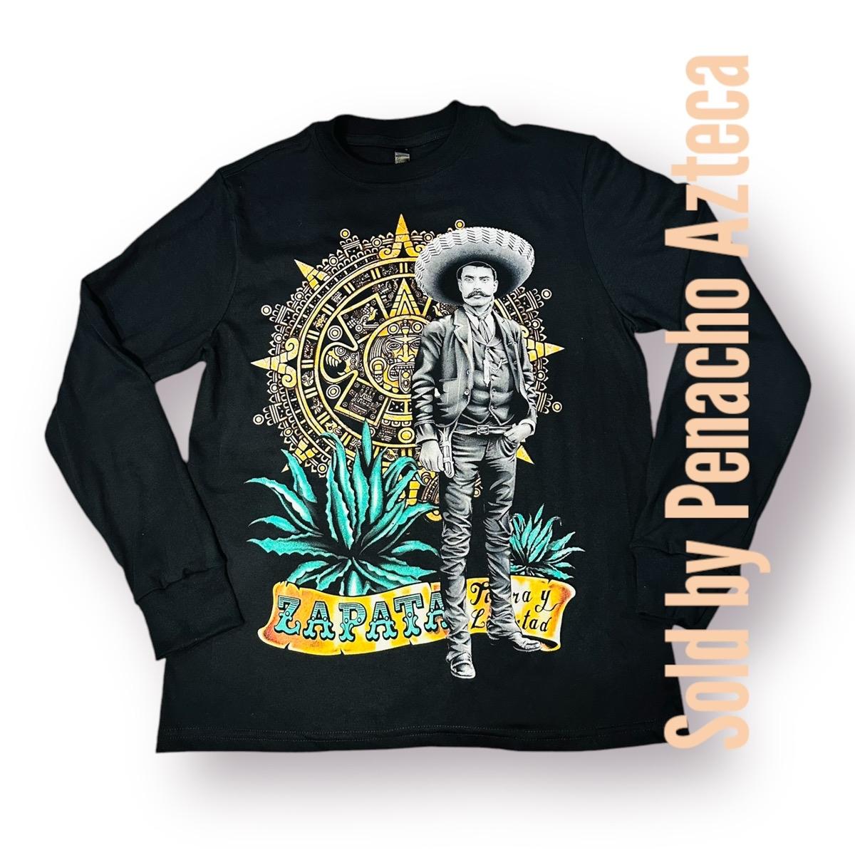 Emiliano Zapata Men's Wear T-shirt Neon Design - Authentic Men's Top - Menswear Stylish Tshirt