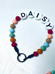 BFF Pet Collar- Autumn. Inspired by friendship bracelets! These collars are customizable with your pets name.