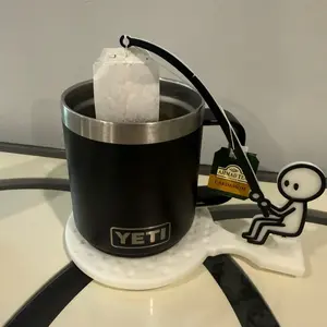Fishing Tea Bag Coaster Holder, Kitchen Tableware Accessory