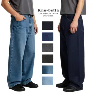 KNOBETTA Ultra Wide Leg Baggy Jeans - KNOW BETTA Classic Fashion Durable Denim Exaggerated Wide Leg 5 Pocket Design Perfect for Casual Wear & Skate Sessions