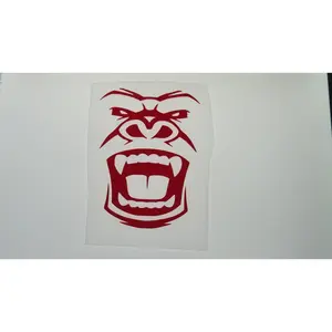 Gorilla Head Decal
