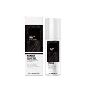 AMZ Dark Brown Hair Color Spray Gentle Natural One-Time Hair Color Touch-Up Daily Portable Hair Color Spray