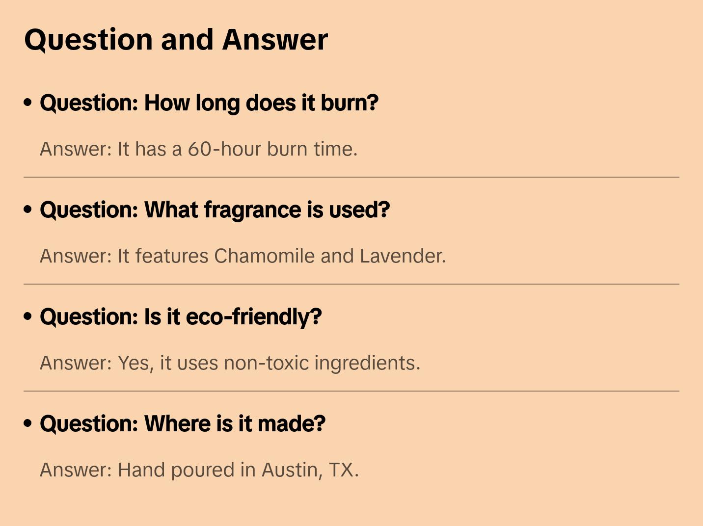 SPILLED TEA Lavender, Chamomile, Eucalyptus Candle