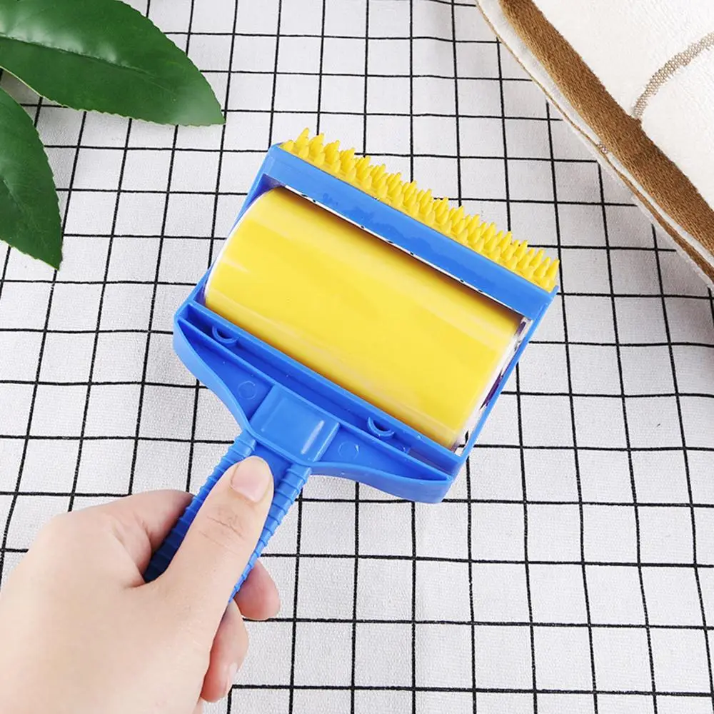 Cat Hair Care Brush, 1 Count Pet Hair Remover, Pet Hair Roller, Fur & Lint Remover, Reusable for Furniture, Couch, Carpet, Car Seats