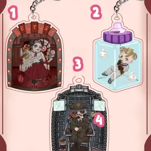 3 Trials Game Asset Outlasts Shaker Keychains