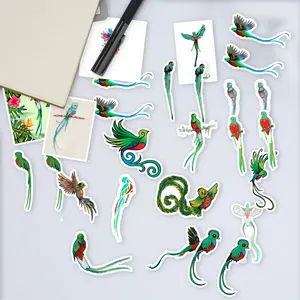 Stickers Pack 20 Pcs Quetzal Water Bottle Bumper Vinyl Laptop Bike Colorful Luggage Car Skateboard Guitar Aesthetic Waterproof