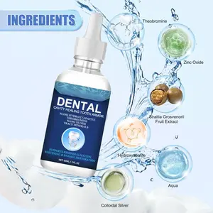 Tooth Armor Liquid Drops, An-ti Cavity Enamel Protector, Fluoride-Free, Nano Hydroxyapatite