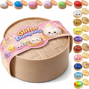 2026 New Dumpling Squishy Mystery Box - Surprise Dumpling Squishy, Rare Dumplings Bun Stress Relief Fidget Set, Random Colors (1 Pack)