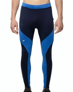 Navy/Blue Biker Tights (Seat Pad)