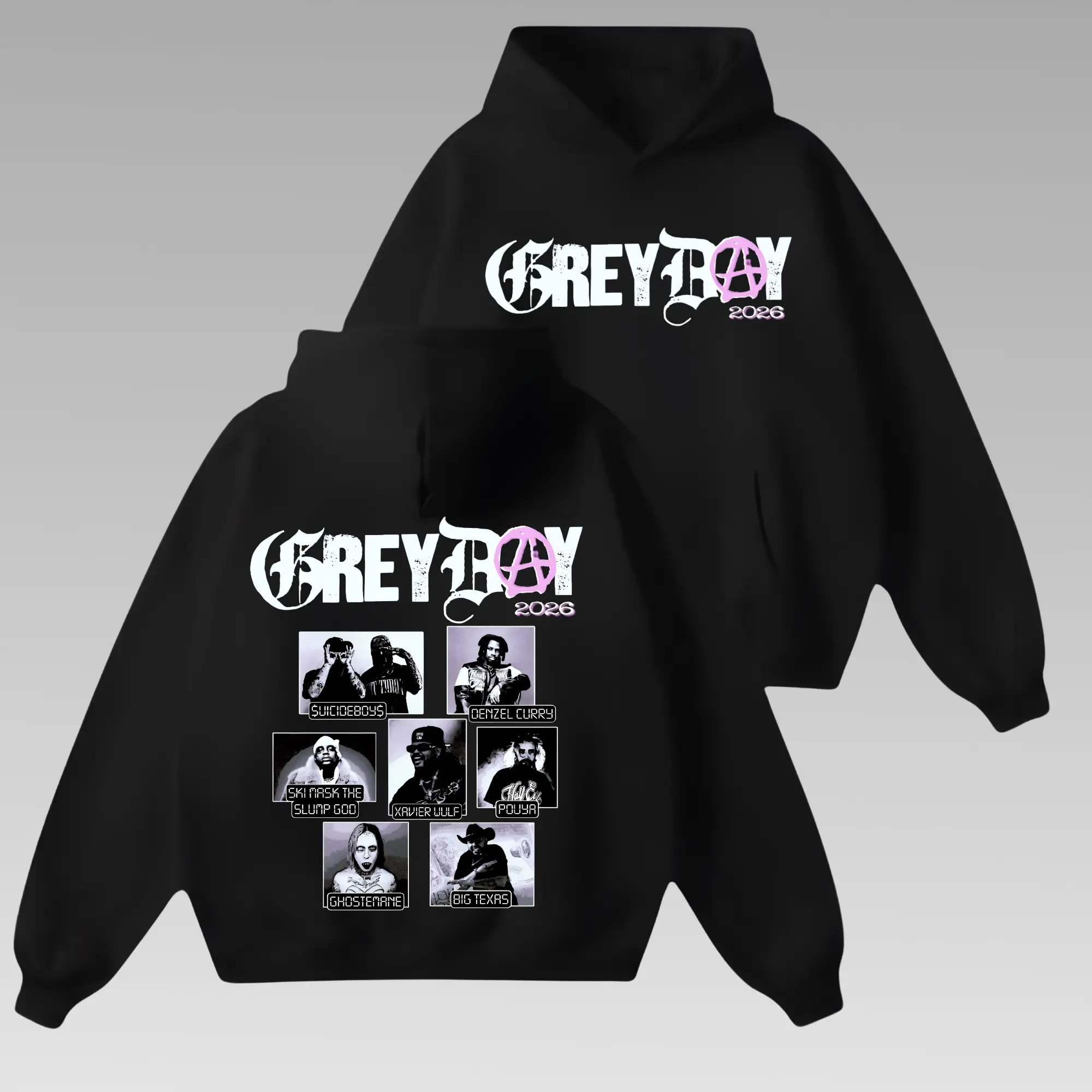 Vintage GreyDay 2026  Ver4 Hoodie, G59 Merchandise, Rap Music Shirt, G59 Merch - Unisex Rapper Clothing