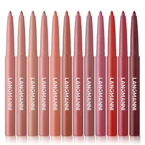 Long Lasting Lip Liner Set, Matte Lip Pencil, Easy Coloring Lip Liner Pen, Lip Liner Pencils, Suitable for All Occasions Lip Makeup, Girls and Women Makeup Accessories, Cosmetic