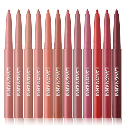 Long Lasting Lip Liner Set, Matte Lip Pencil, Easy Coloring Lip Liner Pen, Lip Liner Pencils, Suitable for All Occasions Lip Makeup, Girls and Women Makeup Accessories, Cosmetic, Lip Product