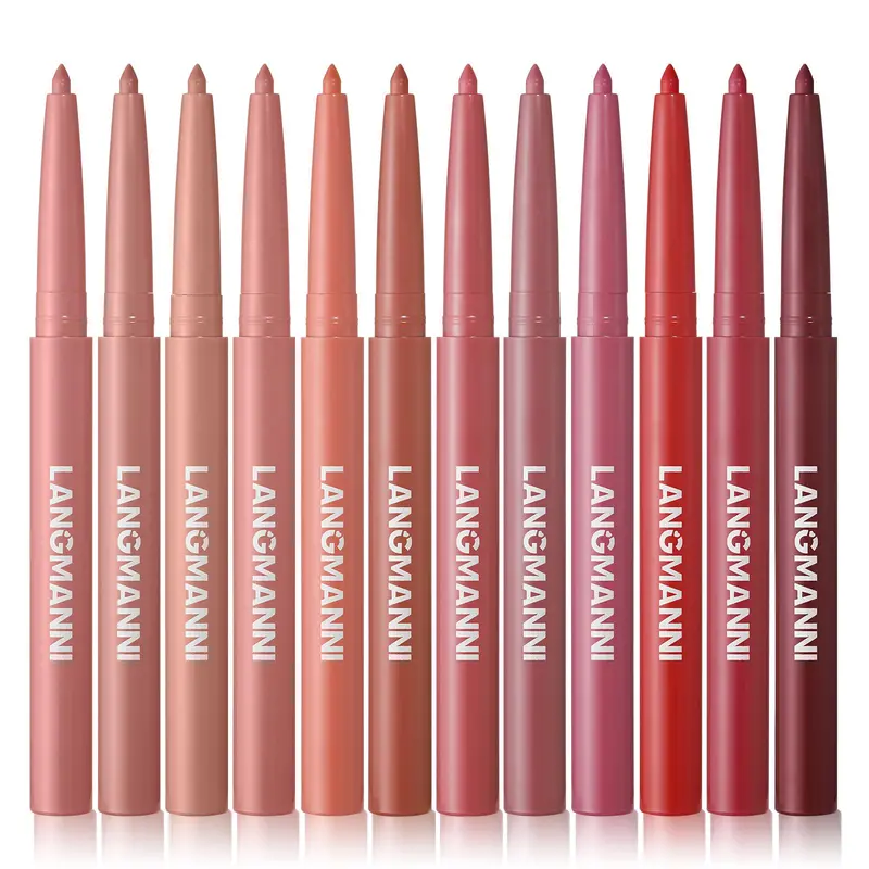 Long Lasting Lip Liner Set, Matte Lip Pencil, Easy Coloring Lip Liner Pen, Lip Liner Pencils, Suitable for All Occasions Lip Makeup, Girls and Women Makeup Accessories, Cosmetic, Lip Product