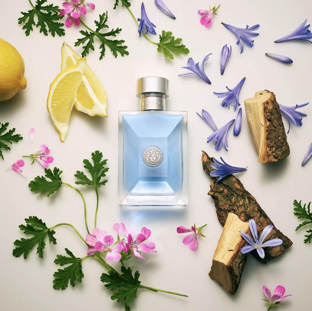 Versace Pour Homme Eau de Toilette for Men 3.4 oz (100 ml) - Fresh, Citrus & Aromatic Fragrance