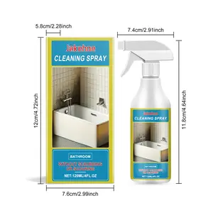 Jakehoe Stain Remover Gentle Descaling & Water Stain Eliminator for Walls Bathroom Surfaces 120ML Cleaning Spray