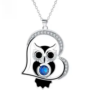 Stylish Owl Necklace for Women Fashion Animal Jewelry Boho Owl Pendant Necklace Unique Gift for Her Birthday Christmas Owl Lover Necklace