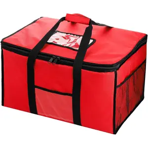 Insulated  Delivery Bag, XXXL  Commercial Catering Thermal Bag for Cold and Hot  Transport, 22" x 16" x13" Insulated Cooler Bag for Grocery, , Picnic, Beach, Camping