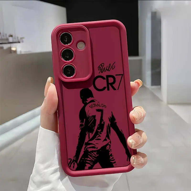 The seventh star player Soft&Flexible TPU Silicone Phone Case For Galaxy S26 Ultra S25 Edge S24 FE S23 S22 S21 Plus A13 A14 A15 A16 A17 A33 A34 A35 A36 A52 A53 A54 NOTE20 Durable|Shockproof|Full Camera Protection|Anti-Fingerprint summerwins summerwins