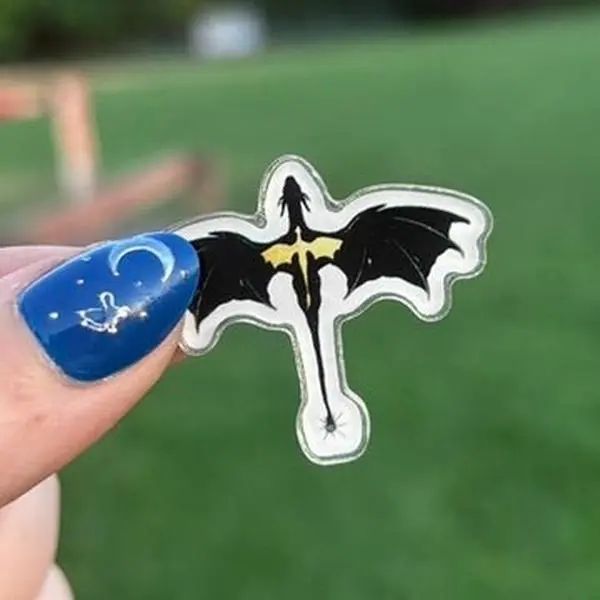 Tairn and Andarna Inspired Acrylic Pin Tairn and Andarna Inspired Acrylic Pin