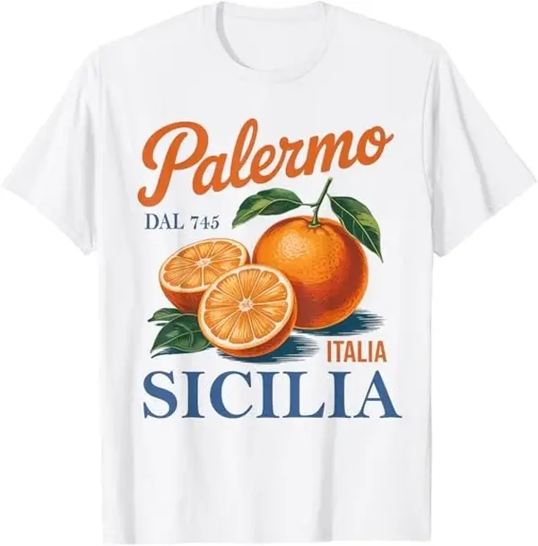 Palermo Sicilia Citrus Fruit Sicily Italy T-Shirt
