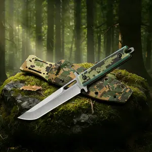 Outdoor Knife,Free Sheath,Sharp Edge for Camping/Hiking,Ergonomic Handle Design,Gift for Outdoor Enthusiasts