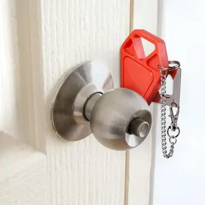 Portable Travel Door Lock – Extra Security Lock for Hotel, Apartment, Dorm, or Home Use