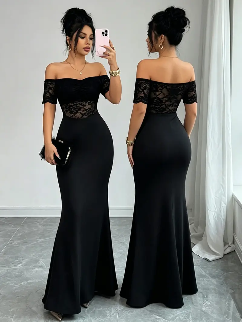 navy blue bridesmaid dresses long sleeve Dark Navy Bridesmaid Dress,Mother Dress with Sleeves,Long Bridesmaid Dress,BD00195, US22W / Dark Navy