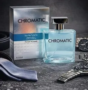 Chromatic Cologne for Men – Eau de Toilette Spray 3.3 oz (100 ml) Fresh Citrus Woody Men's Fragrance – Long Lasting Everyday Men's Cologne
