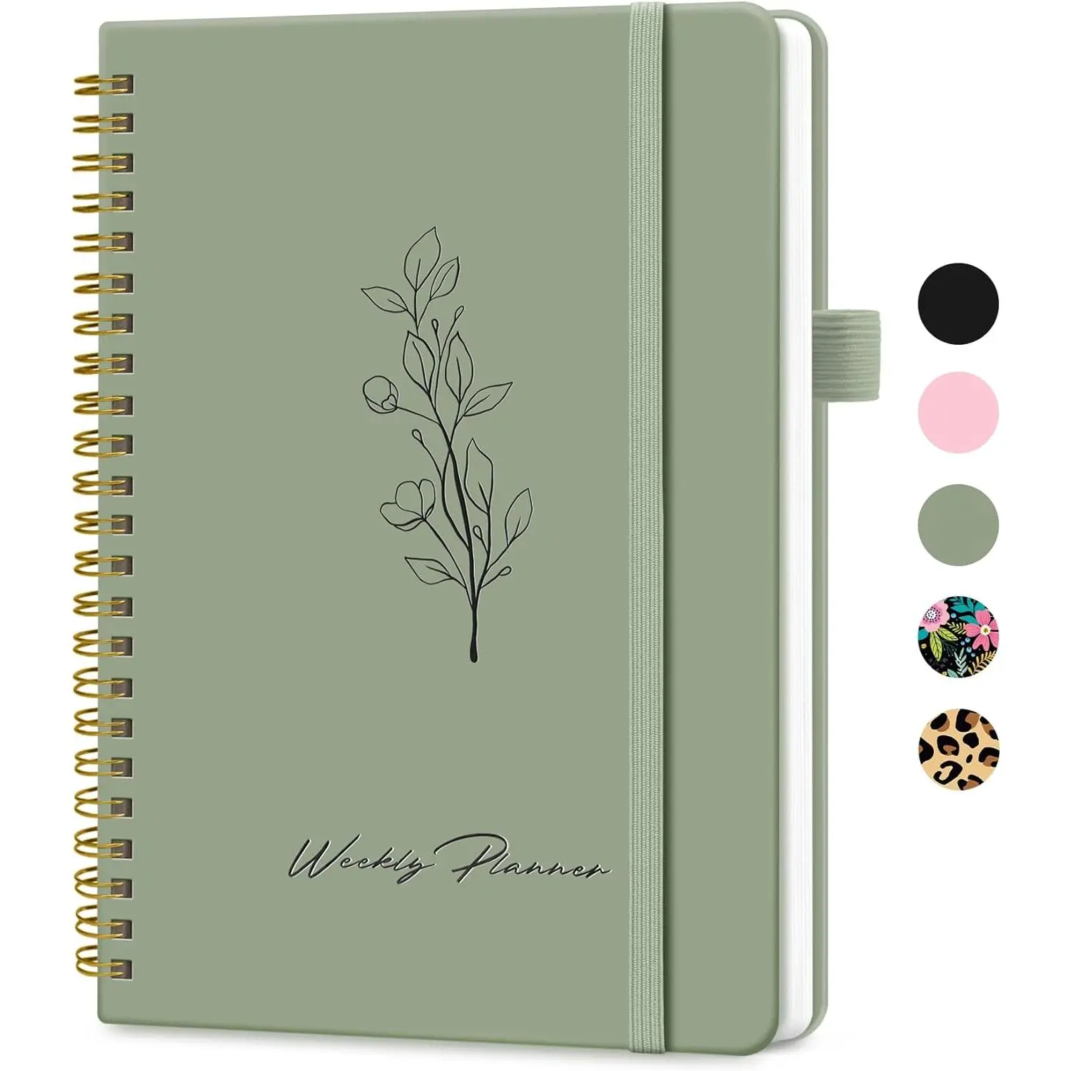 Beautiful Thick Meeting Notebook for Work - To Keep Track of +200 Meetings - Stylish and Effective Office Planner Supplies for Women & Men