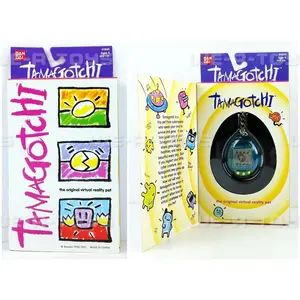 Tamagotchi Virtual Reality Pet 1996-1997 Bandai Clear Blue No. 1800 NRFB