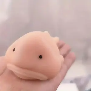 Sunshine Jellyfish Squishy Toy - Squishies Squeezes Stress Reliever, Rubber Relaxation Accessory, Ideal Party Gift for Halloween & Christmas (for Kids)