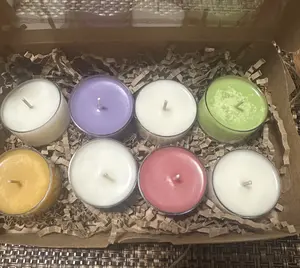 Soy Wax Tealights candles/pack of 8