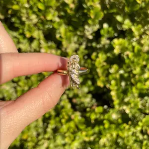 Dainty San Judas Adjustable Ring