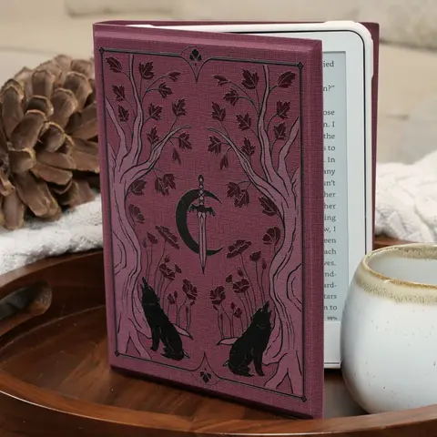 Bookish E-Reader Case: Heir of Cursed Kingdoms | Fits Kindle Basic, Paperwhite, & Colorsoft | Includes Magnetic Shell & Built-In Stand