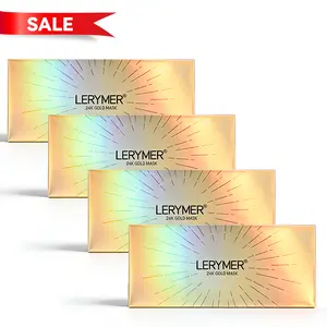 [LERYMER] Retinol Snake Venom Gold Hydrating Mask 28pcs - 4 Weeks Pack With Niacinamide And Collagen For Radiant Skin | Luxury Glow Care | For Radiant & Smooth Looking Skin | Self Care Skincare | Moisturizing Skin Care | Refreshing Peel Off Treatment