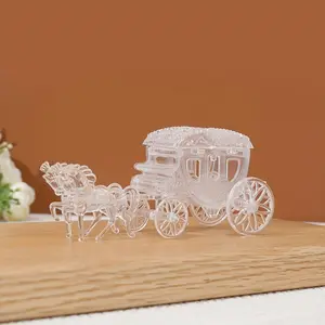 A Unique Royal Carriage Wedding Festival Home Decoration Item, Suitable for Office Desk Entry Decor, Cute Decorative Piece, And Can Be Used for Home Living Room, Bar, Or Café Decoration, As Well As Room Display Decor