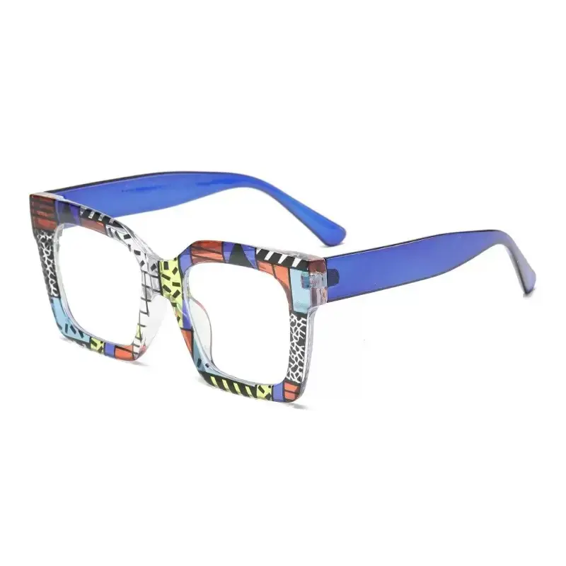 Rimless Square Polarized Sunglasses for Women, Luxury Big Frame Cut Edge Sun Glasses, UV400 Anti-UV Fashion Shades