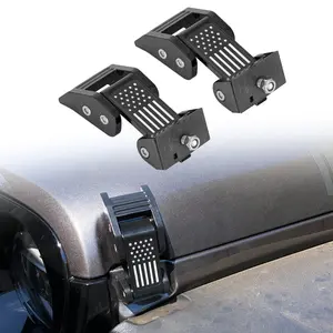 Sunpie Hood Latches for '07-'26 Jeep Wrangler JK JKU JL JLU 4XE and Jeep Gladiator JT (2pcs/set)