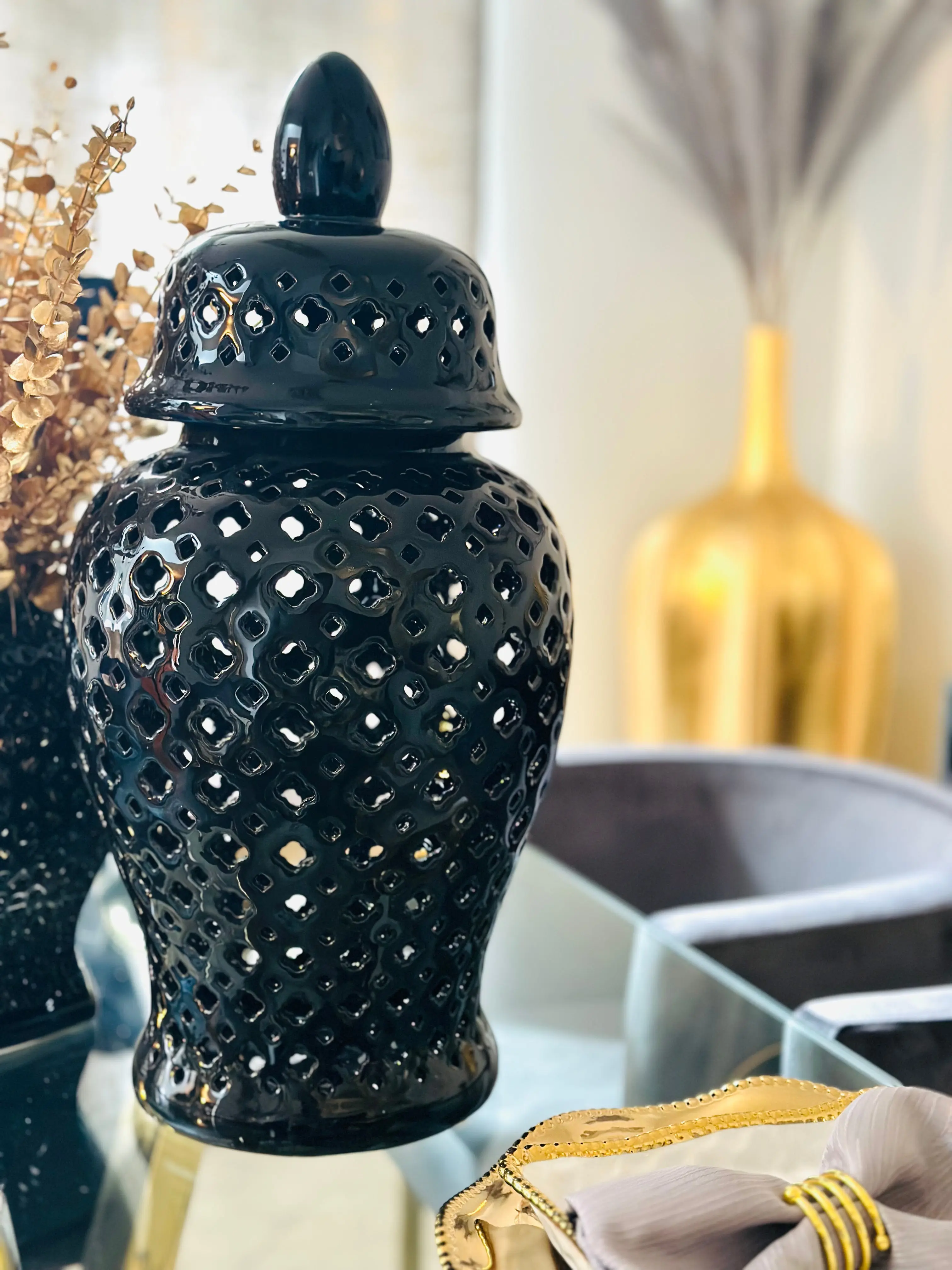 Black Clover Temple Vase - Small Black Clover Temple Vase - Small