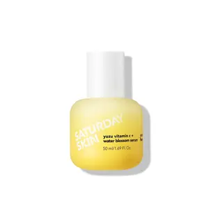 [Saturday Skin Korea Official] Yuzu Vitamin C Serum 50ml - Brightening Hyaluronic Acid & Niacinamide for Radiant Skin, Vegan Korean Care, Deep Hydration & Firming, Scented for Radiance